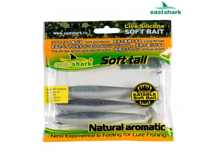 Силиконовая приманка ES3118 120 мм (3 шт/уп) color: 104