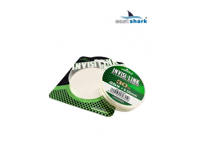 Леска Fluorocarbon EastShark INVISI-LINK 25м 0,50 мм