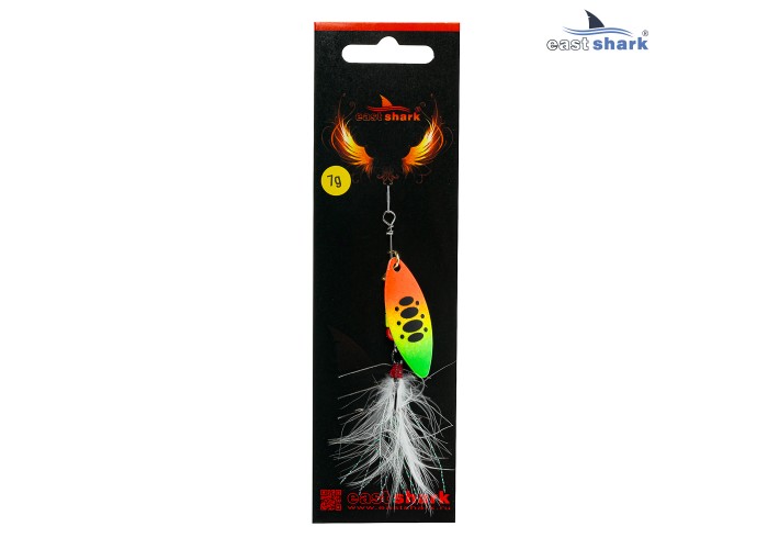 Блесна вращающаяся (уп./5шт.) EastShark Zander размер-3 (9.5 грамм) col.#540