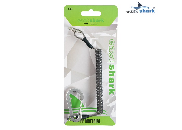 Поясной карабин EastShark X 93 серебристый