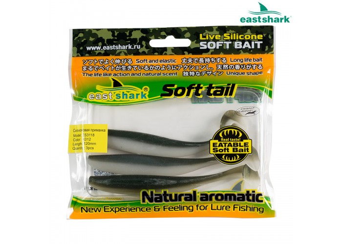 Силиконовая приманка ES3118 120 мм (3 шт/уп) color: K012