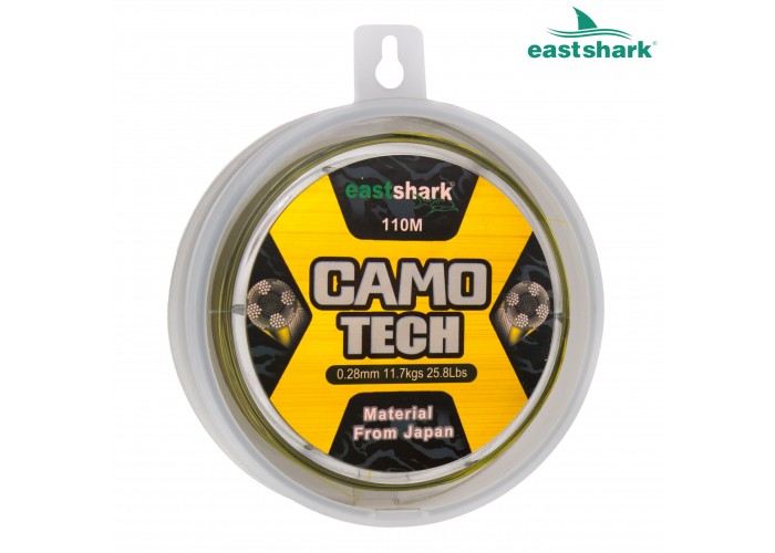 Леска GAMO TECH 0,25 110 м зелёно-чёрная