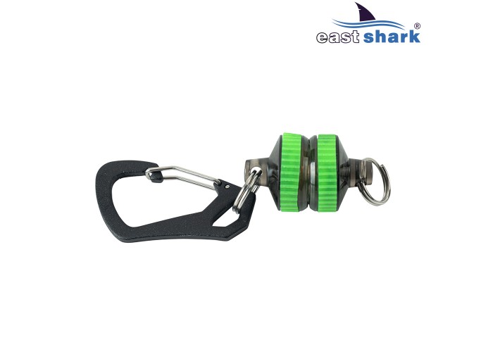 Поясной карабин EastShark (магнитный) MB-CLGK-02 черн./зеленый