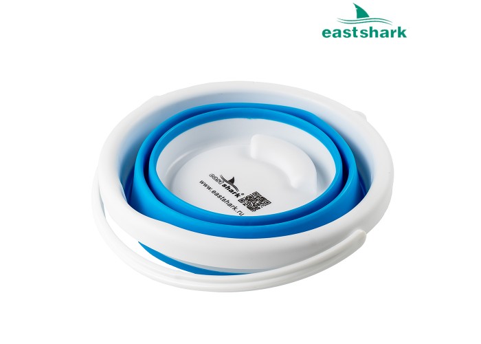 Ведро круглое складное 21*13*13 1,5л синее