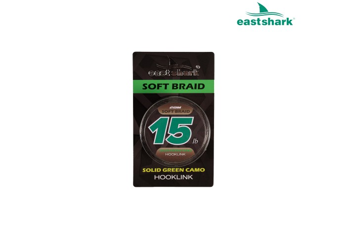 Поводковый материал  мягкий Solid green camo 15 lb 20 m