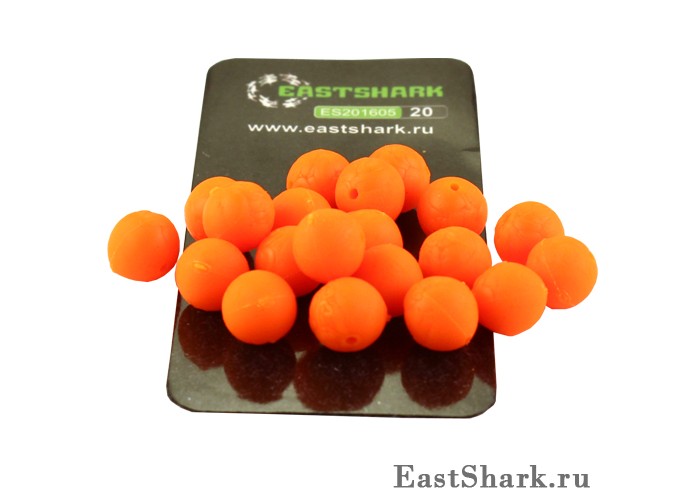 Силиконовая бусина оранжевая d12 ES20161202