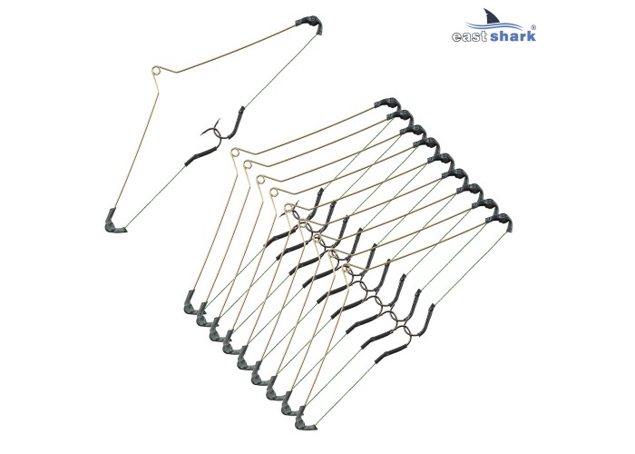 Коромысло оснащенное 2 крючка №8 (уп./10шт.)