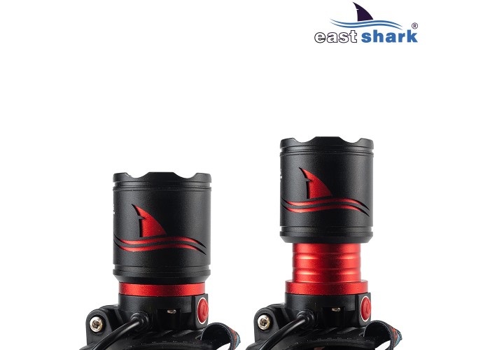 Фонарь налобный EastShark CT-340-1 синий свет