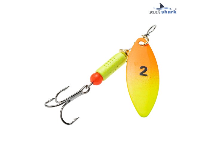 Блесна вращающаяся (уп./5шт.) EastShark Longer размер-2  (7 грамм)  col.#644