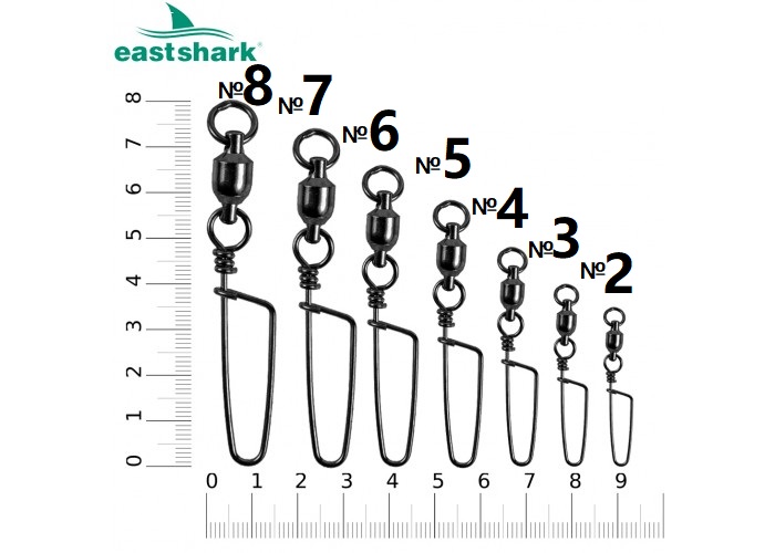 Вертлюг c подшипником + карабин №1