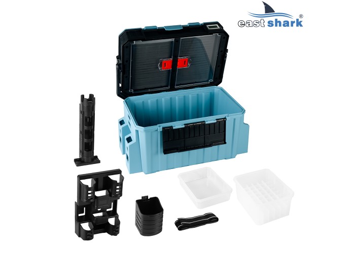Ящик рыболовный EastShark LY85 голубой