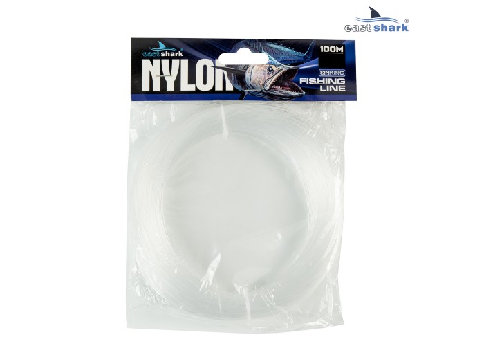 Леска EastShark NYLON в мотке (100м) 1,0 мм прозрачная