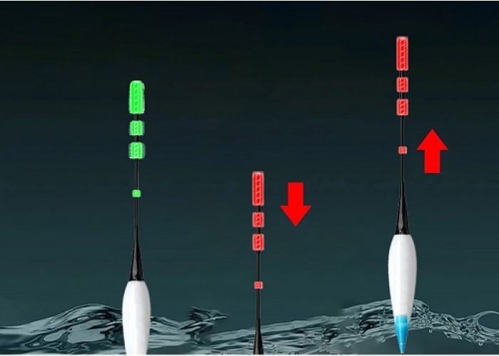 Поплавок электронный с датчиком поклевки ES 5 гр. красный