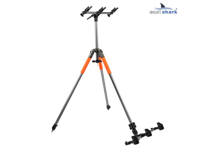 Подставка тренога на 3 удилища со стаканами EastShark CLS-182