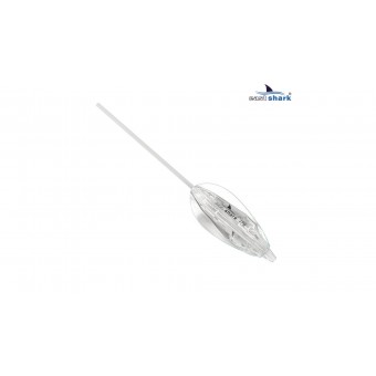 Бомбарда с ребрами тонущая прозрачная 10 гр. (Уп./10 шт.)