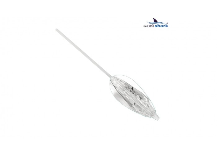 Бомбарда с ребрами тонущая прозрачная 20 гр. (Уп./10 шт.)