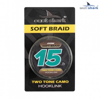Поводковый материал  мягкий TWO TONE CAMO 15 lb 20 m