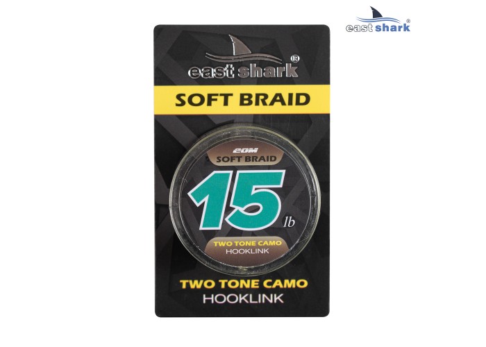 Поводковый материал  мягкий TWO TONE CAMO 15 lb 20 m