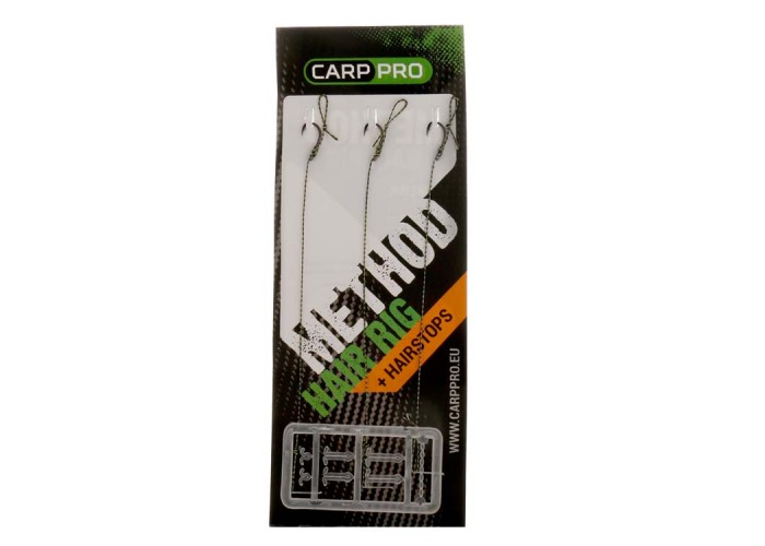 Поводки с крючком Carp Pro Method Hair Rig Hooklink 10 lb №12