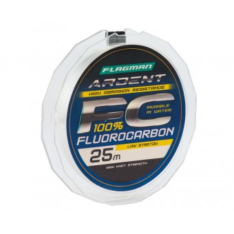 Леска Флюорокарбон (fluorocarbon) Flagman Ardent 25м 0.20мм.