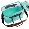 Мягкое ведро для живца EastShark ME 45*26*25 см бирюзовое