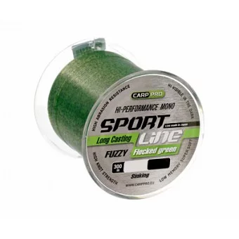 Леска 300м 0,286мм. CARP PRO Sport Line Flecked Green.
